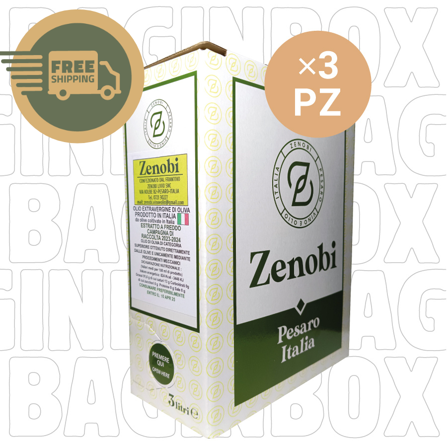 Kit n. 3 bag in box da 3l olio extra. di oliva