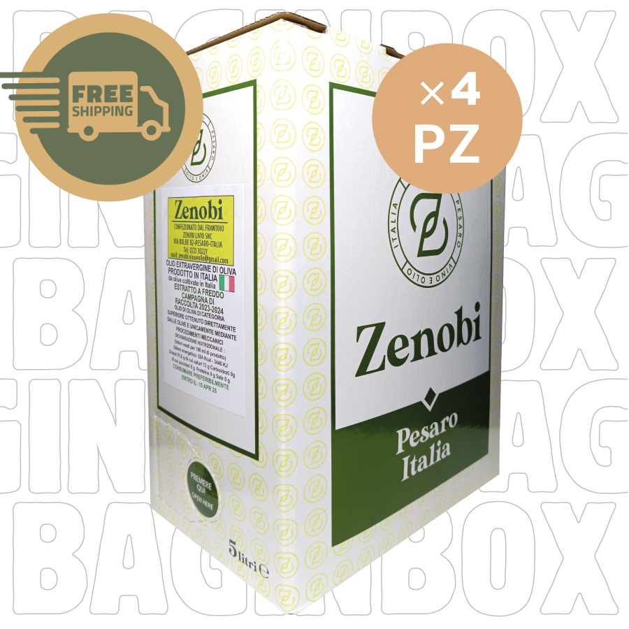 Kit n. 4 bag in box da 5L olio extravergine di oliva SPEDIZIONE GRATIS