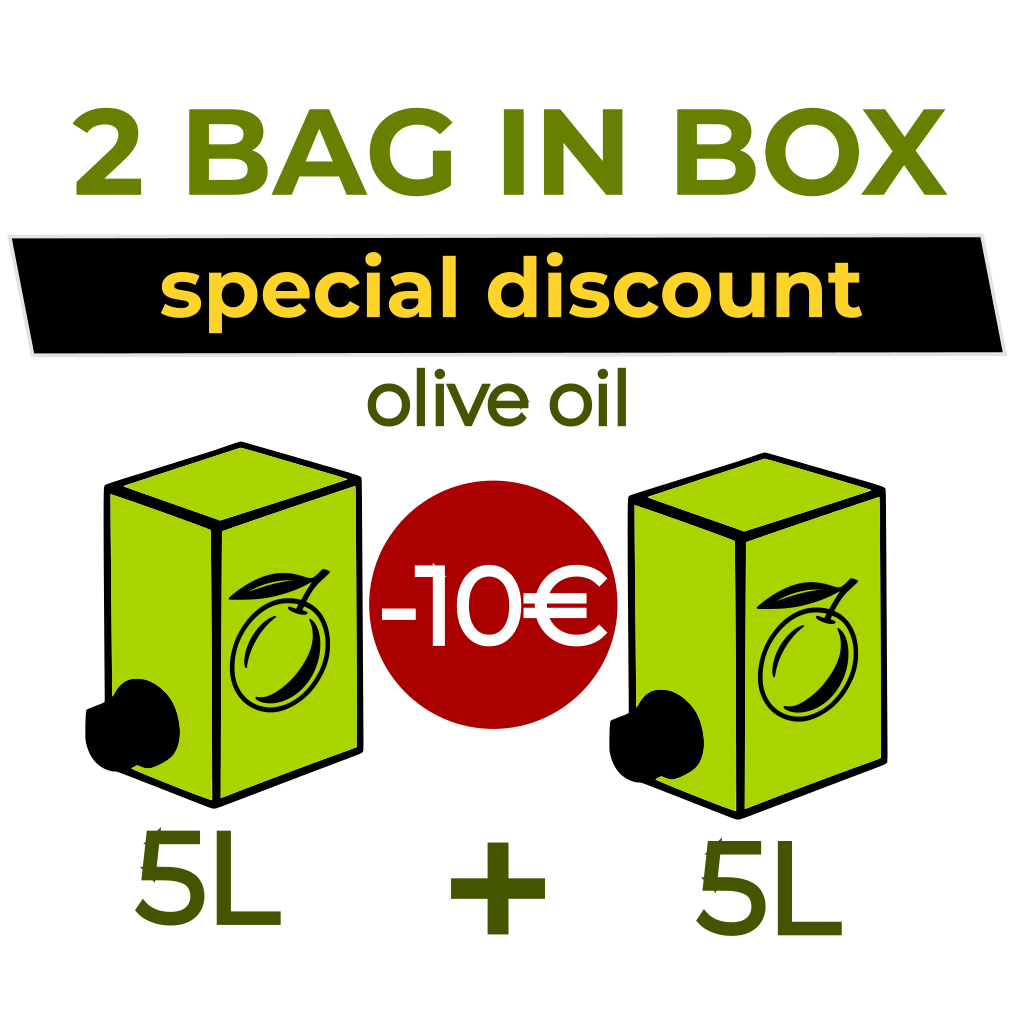 OFFERTA PASQUA 2026 - 2 BAG IN BOX DI OLIO- sconto speciale