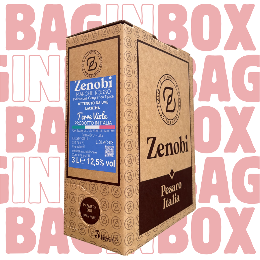 Terre viola - Marche IGT Rosso da uve Lacrima-bag in box 3L