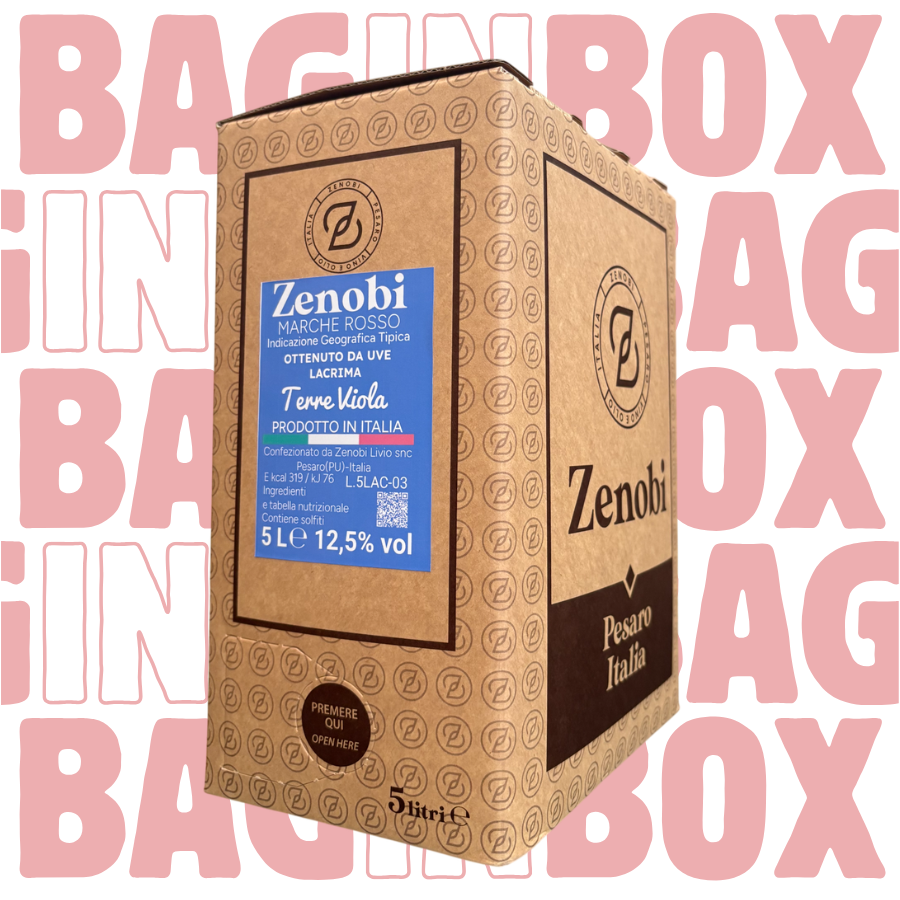 Terre viola - Marche Rosso IGT da uve Lacrima - Bag in box 5 L